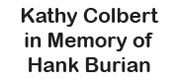 In Memory of Hank Burian